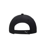 Unisex Black Solid Baseball Cap